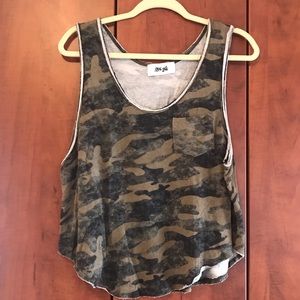 Camouflage tank top NWOT